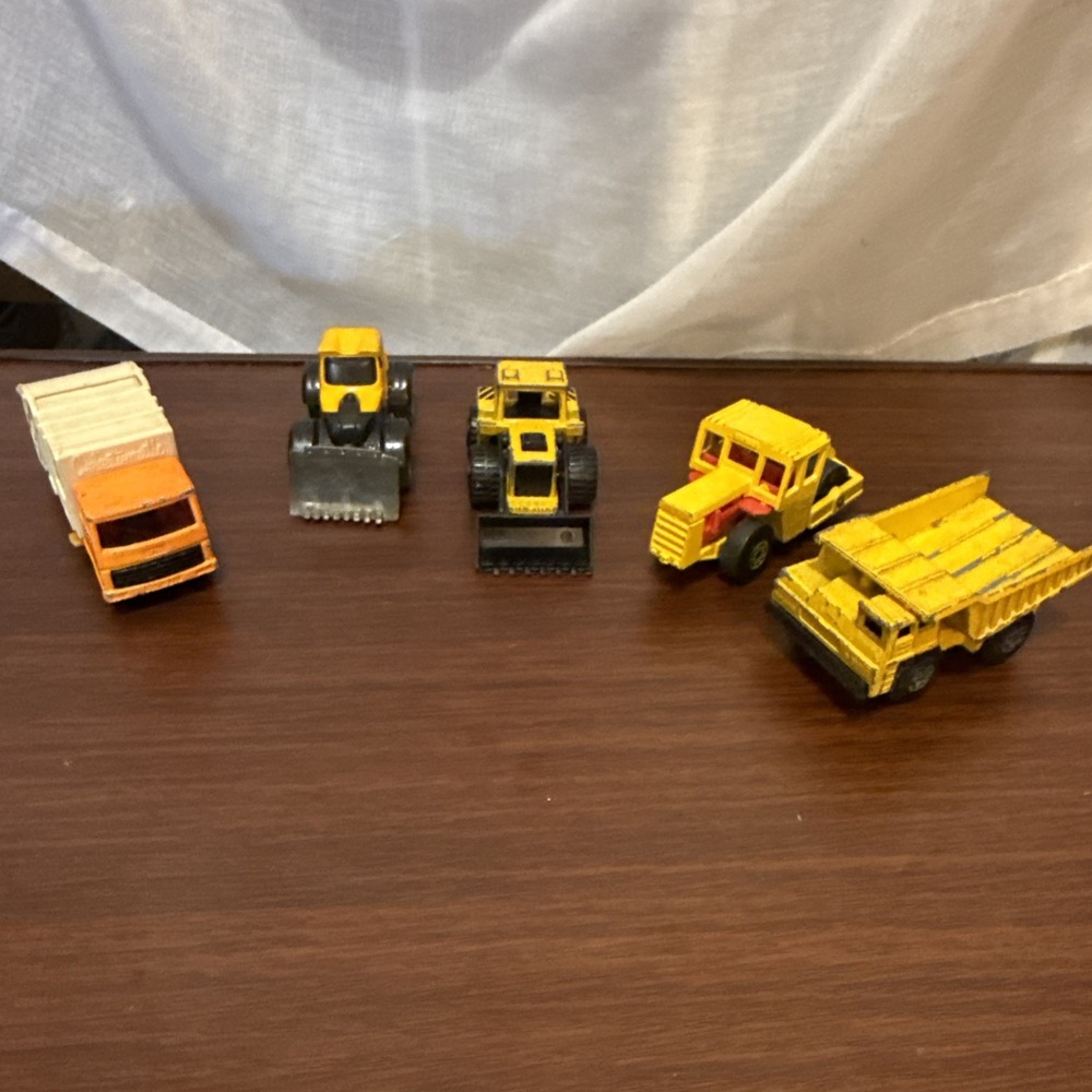lot of 5 vintage construction vehicles